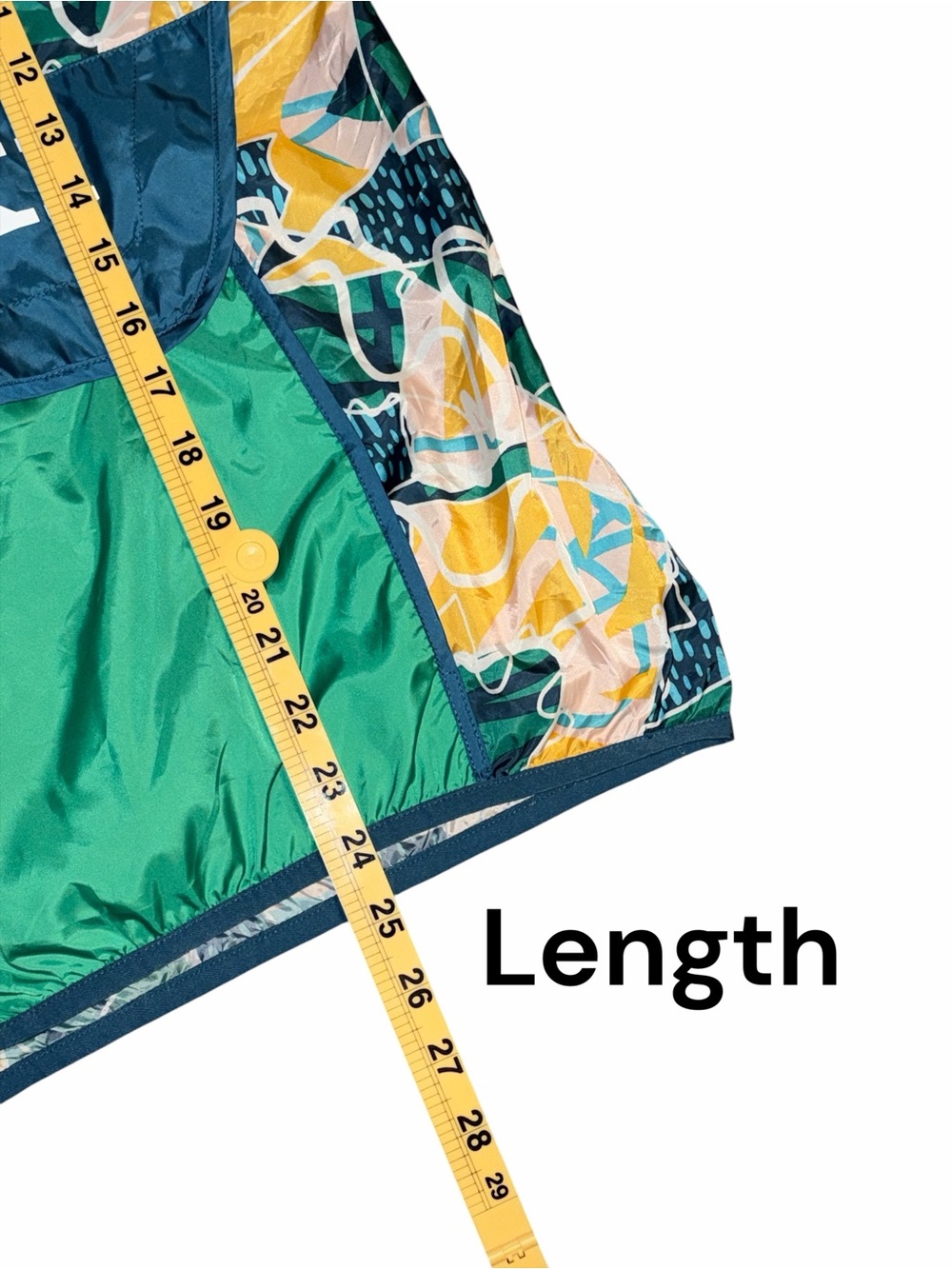 cotopaxi Women’s ' Teal & Green Colorblock Hooded Windbreaker - Picture 5 of 6